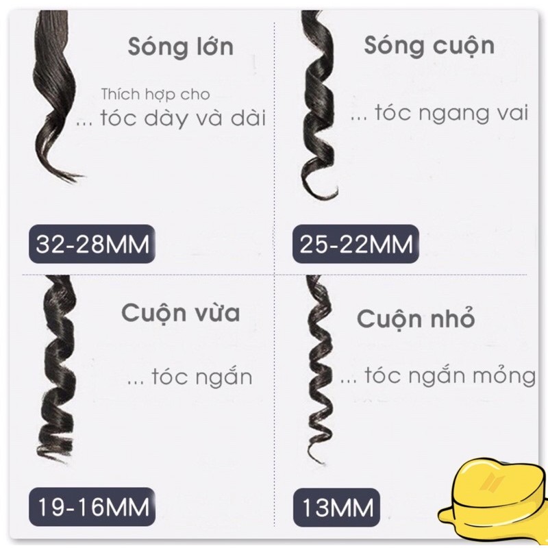 Máy Uốn Tóc Dành Cho Salon, Dùng Tại Nhà Tiện Lợi