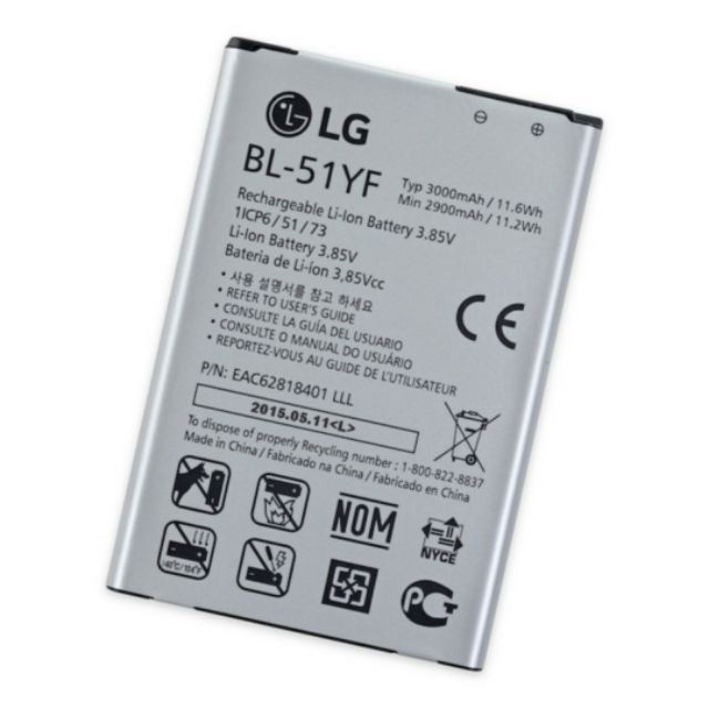 Pin zin LG G4 (BL-51YF) 3000 mAh