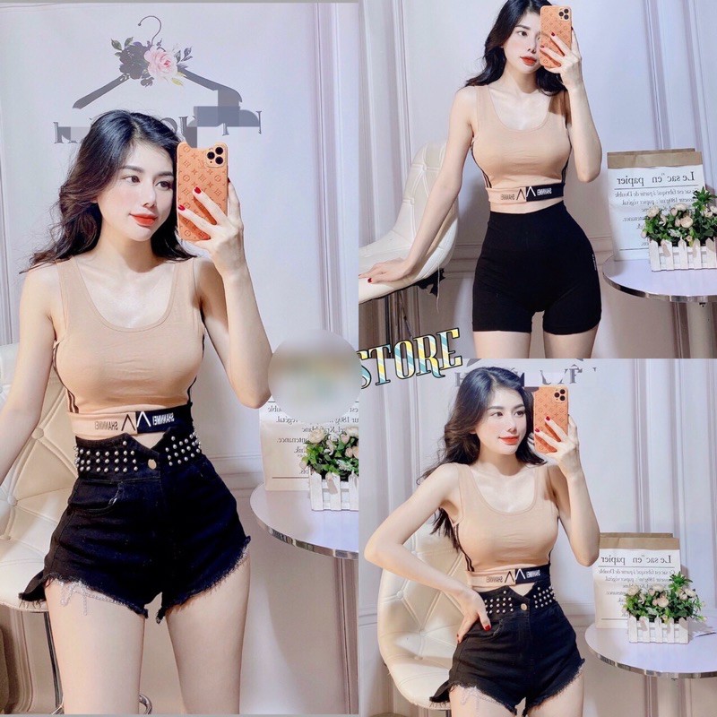 🌸 HÀNG MỚi❇ÁO THUN RIP XỊN CROPTOP SỌC 2 BÊN MÚT NGỰC - 💎  👉HÀNG CAO CẤP AN ĐÔNG! ......z👉 100% ẢNH SÀN TỰ CHỤP. NO FAKE