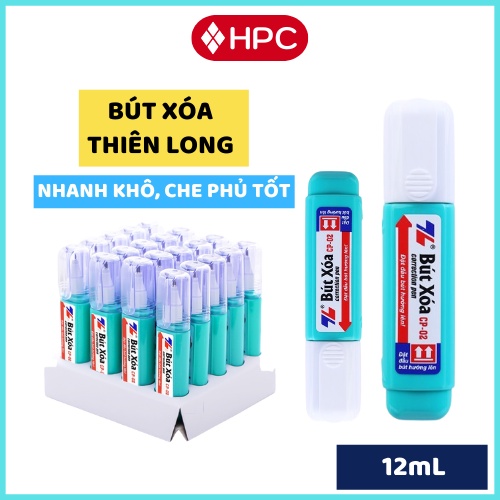 Bút Xóa Thiên Long CP02, Nhỏ Gọn, Tiện Dụng, Thích Hợp Cho Học Sinh, Sinh Viên, Văn Phòng - HOÀNG PHÁT STORE