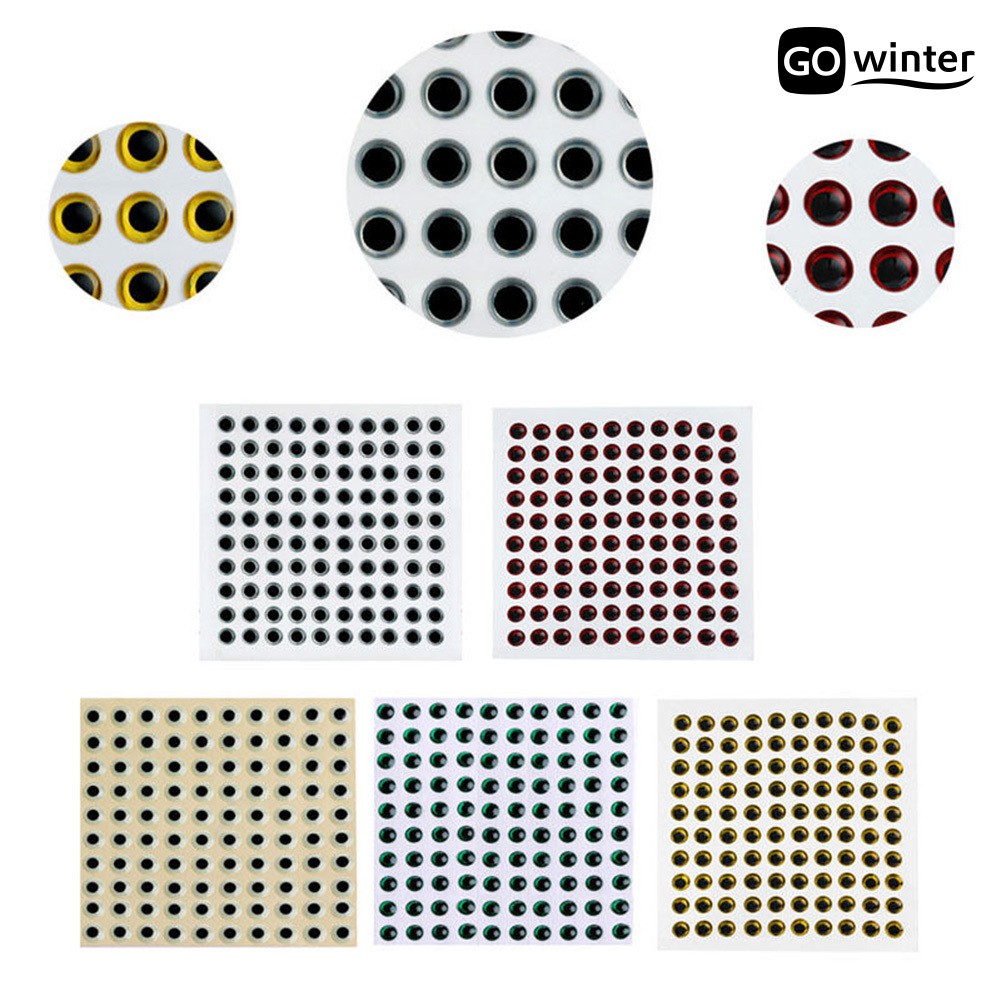 100 Mắt Cá 3d 3-9mm