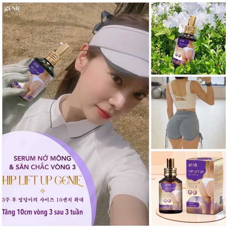Serum nở mông Genie Hip Lift Up săn chắc vòng 3 CHÍNH HÃNG Hàn Quốc