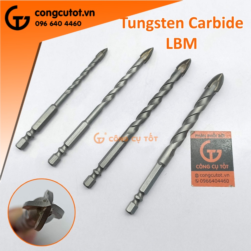 Hộp mũi khoan đa năng 4 cạnh chuôi lục LBM