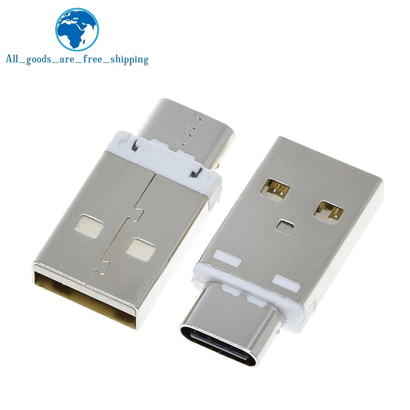 TZT 5A Mini Converter TYPE A Male USB To TYPE-C Female USB 3.1 Plug Connector Compatibility QC4.0 QC3.0 PD Mobile Phone Charger