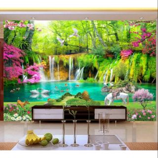 Tranh dán trang trí tường 3D keo sẵn