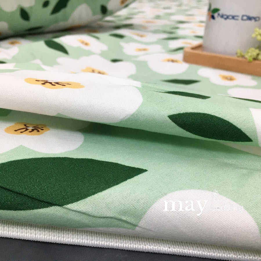 Ga giường họa tiết May Bedding m6x2m hoặc m8x2m poly cotton kèm 2 vỏ gối nằm | BigBuy360 - bigbuy360.vn