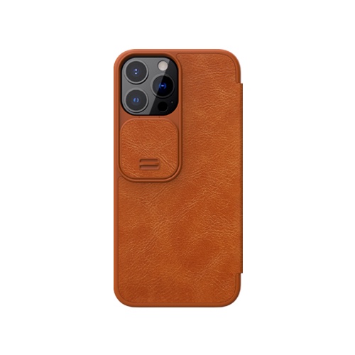 Bao da iPhone 14 Pro/ 14 Pro Max/ iPhone 13 Pro Max hiệu Nillkin Qin