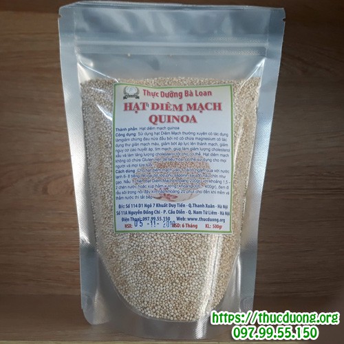 Hạt diêm mạch 500g Thực Dưỡng Bà Loan