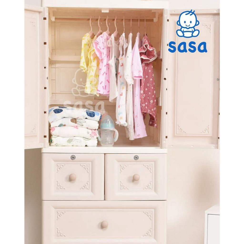 Tủ Nhựa Cho Bé 5 Tầng Giả Gỗ Lux Cao Cấp An Toàn Đựng Quần Áo Đồ Dùng Trẻ Em