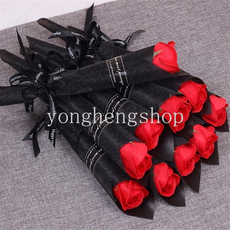 Đóa hoa hồng sáp nhân tạo làm quà tặng sinh nhật / lễ tình nhân độc đáo