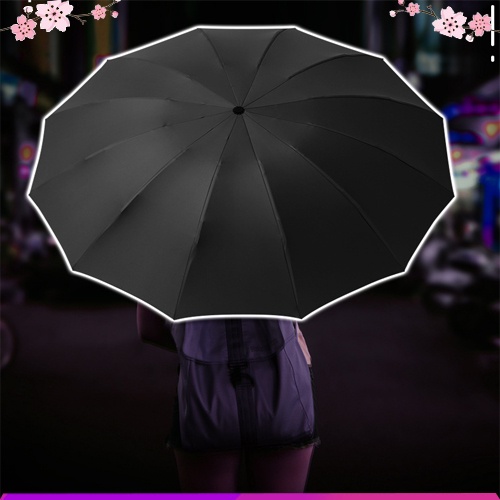 Ô dù che nắng mưa thông minh tự động gấp gọn chống tia UV phát quang có đèn led đi đêm