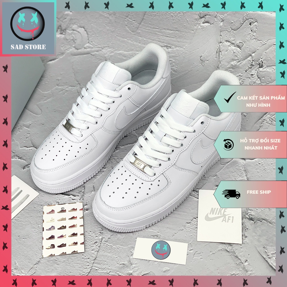 Giày_Nike Trắng Nam Nữ, Giày_Nike Air Force 1 Thể Thao Sneaker Full Box + Bill Free Ship Toàn Quốc | BigBuy360 - bigbuy360.vn
