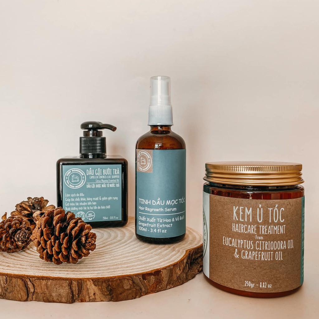 Dầu Gội Bưởi Trà CAMELLIA SINENSIS LEAF SHAMPOO handmade by GUBY HOMEMADE | BigBuy360 - bigbuy360.vn