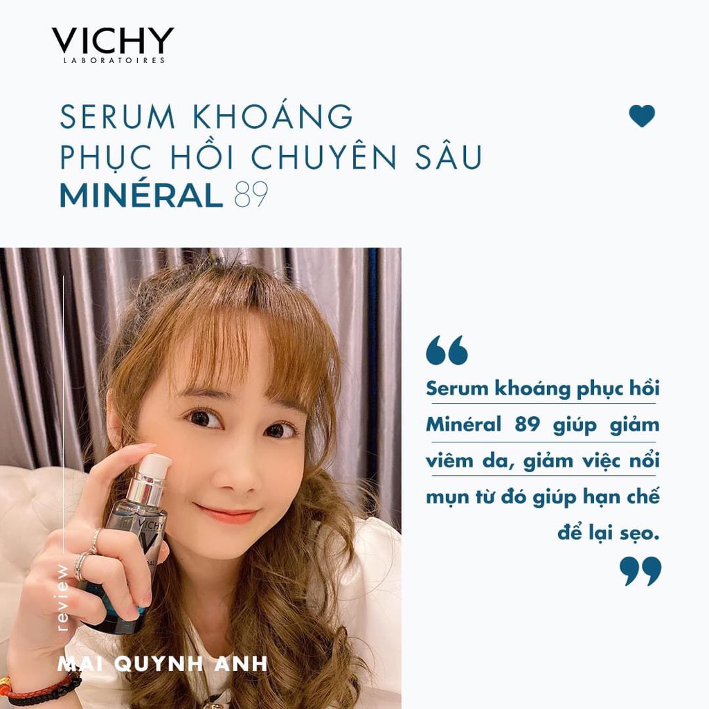 Dưỡng Chất Khoáng Cô Đặc Phục Hồi Và Bảo Vệ Da Vichy Mineral 89 [HÀNG CHUẨN NỘI ĐỊA PHÁP] - Tami Stpre