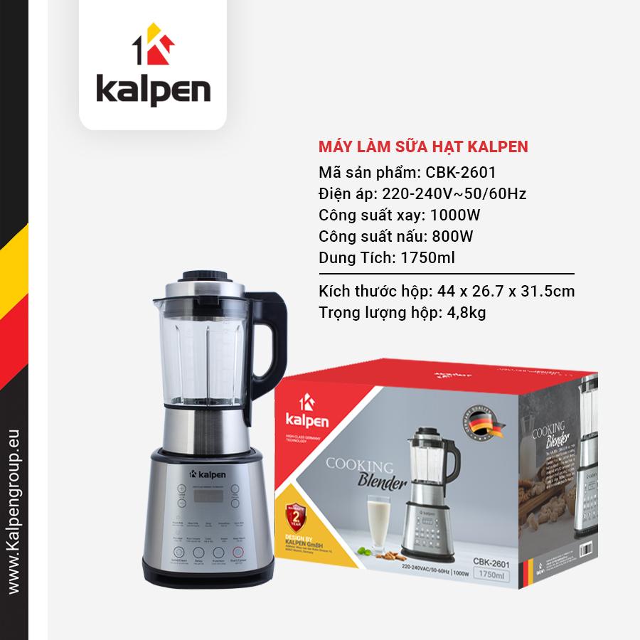 Máy làm sữa hạt KALPEN CBK-2601 Bảo Hành 24 Tháng