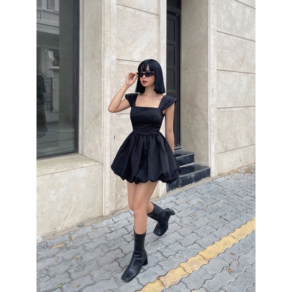 Đầm Xoè Cúp Đen Có Mút Ngực Amelie | BigBuy360 - bigbuy360.vn