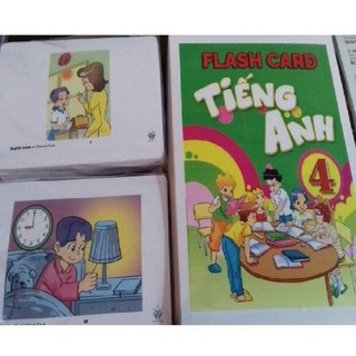 FLASHCARD TIẾNG ANH LỚP 3,4,5 - ép plastic 2 mặt