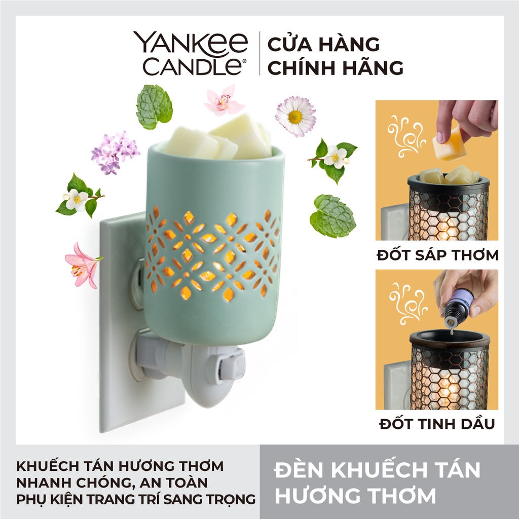 Đèn khuếch tán hương thơm Plug-in Yankee Candle - Soft Mint