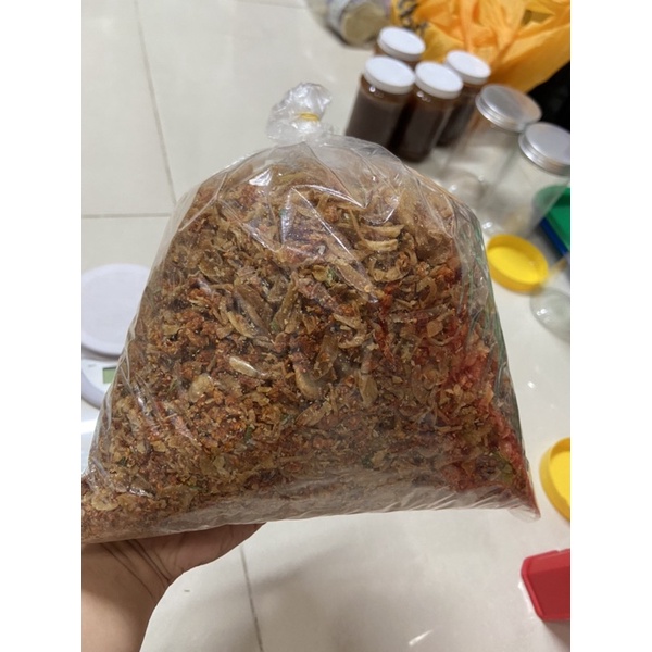 Muối tôm hành phi siêu thơm, giòn và ngon 200gram - 35k