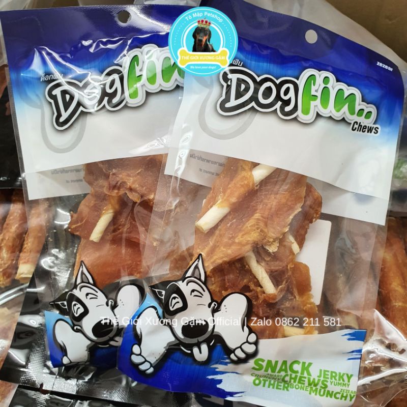 SNACK THƯỞNG DOGFIN MINI BAG CHO CHÓ 50-60GR