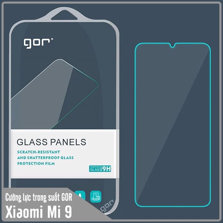 Bộ 2 kính cường lực Gor cho Xiaomi Mi 9 Lite / Mi 9 / Mi CC9 - Full Box