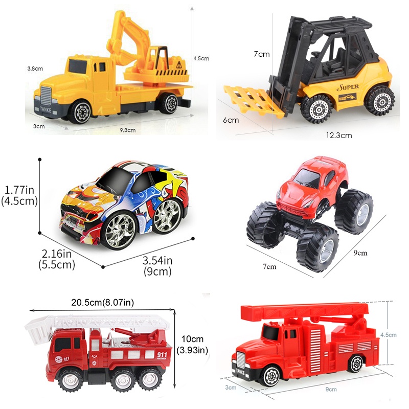 Đồ chơi xe mô hình COOLPLAY thiết kế đa dạng dễ thương cho bé