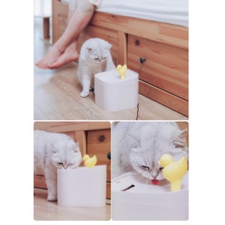 (XẢ KHO) Máy uống nước tự động cho mèo - vòi con vịt