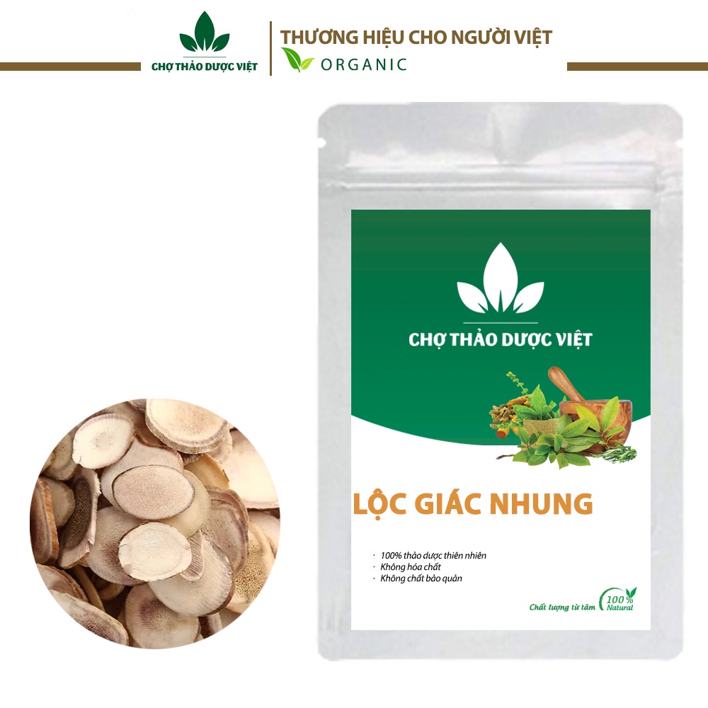 Lộc giác nhung khô 100g (Nhung h ươu khô thái lát bồi bổ sức khỏe, tăng cường sinh lực) - Chợ Thảo Dược Việt