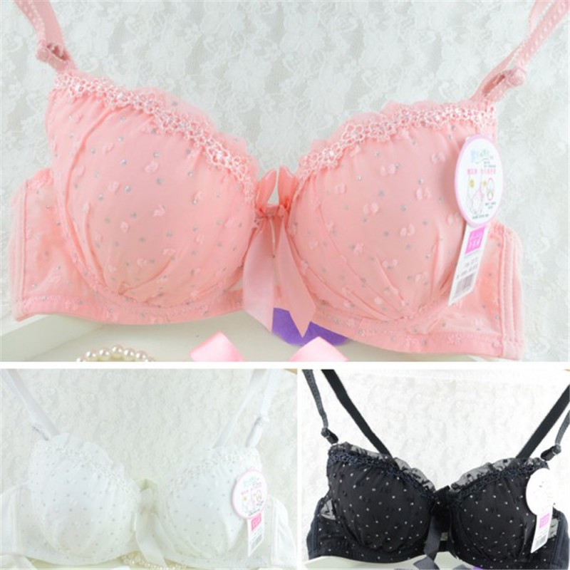 Áo ngực nữ ren mềm mại thắt nơ nâng ngực tạo khe | BigBuy360 - bigbuy360.vn