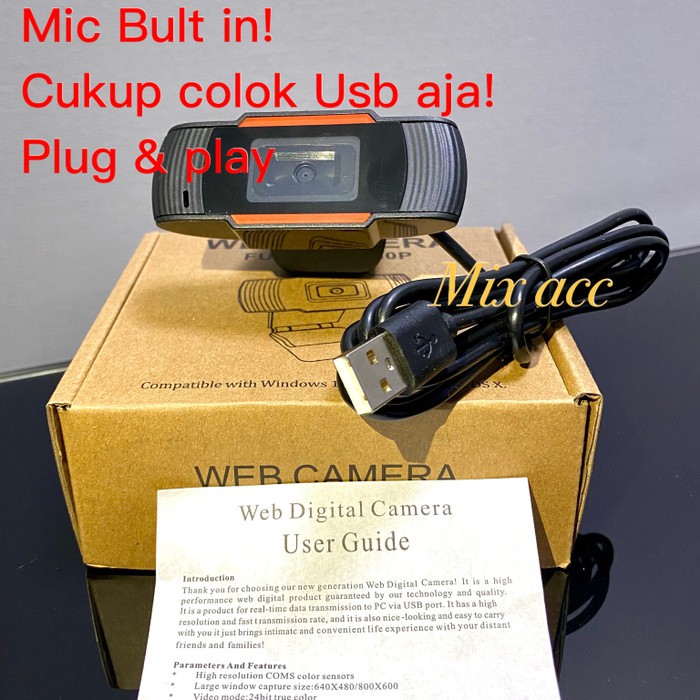 Webcam Tự Động X85 Hd 720p Cho Pc Laptop | BigBuy360 - bigbuy360.vn