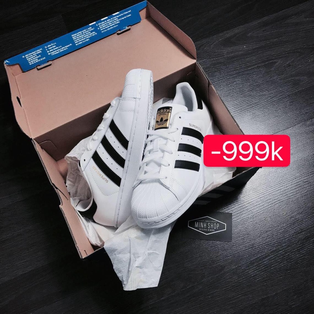 GIÀY SUPERSTAR 2 GOLD STAMP 2021 - WHITE GOLD