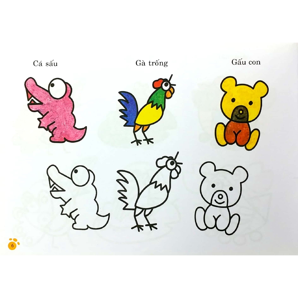 Sách - Bàn Tay Nhỏ Vẽ Tranh - Động Vật Đáng Yêu