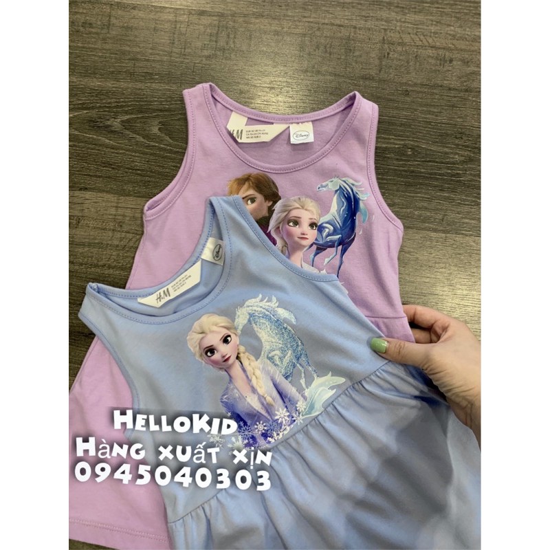 [Mã FAMAYFA2 giảm 10K đơn 50K] set 2 váy 3 lỗ cotton elsa