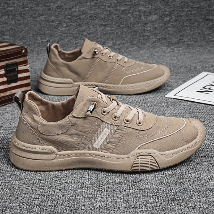 Giày Vải canvas Phối Lụa Cá Tính Cho Nam