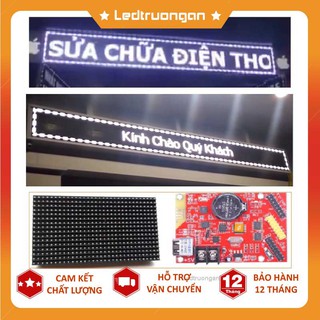 Combo biển quảng cáo led ma trận P10 màu trắng ngoài trời từ 3 đến 18 tấm, bảo hành 1 năm