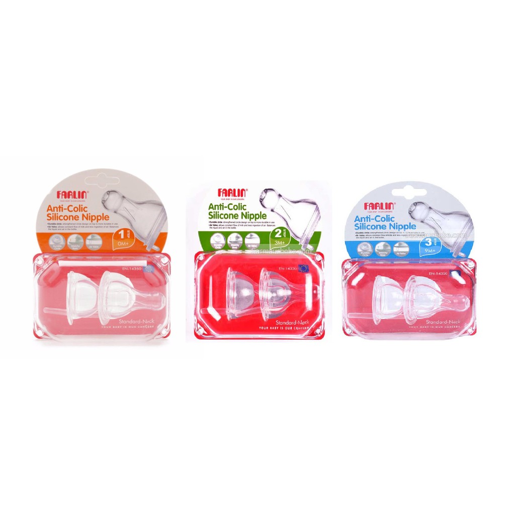 Núm ty thay bình Farlin Silicone