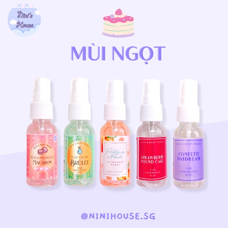 Xịt Thơm Toàn Thân Body Mist BBW 30ml