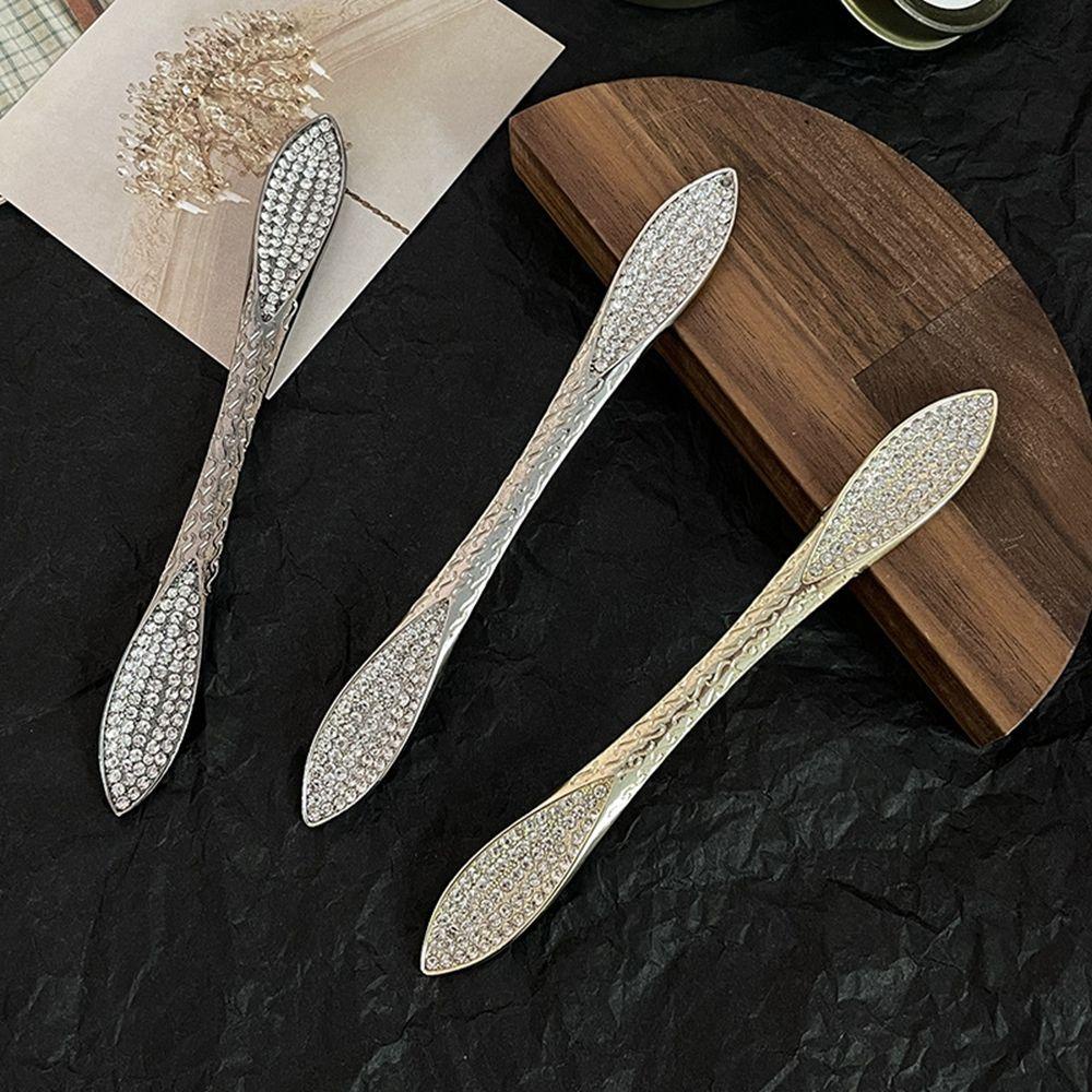 Trâm Cài Tóc Bằng Kim Loại Phong Cách Hanfu Cổ Điển Cho Nữ|Kẹp Tóc Đính Đá Lấp Lánh Phong Cách Trung Hoa