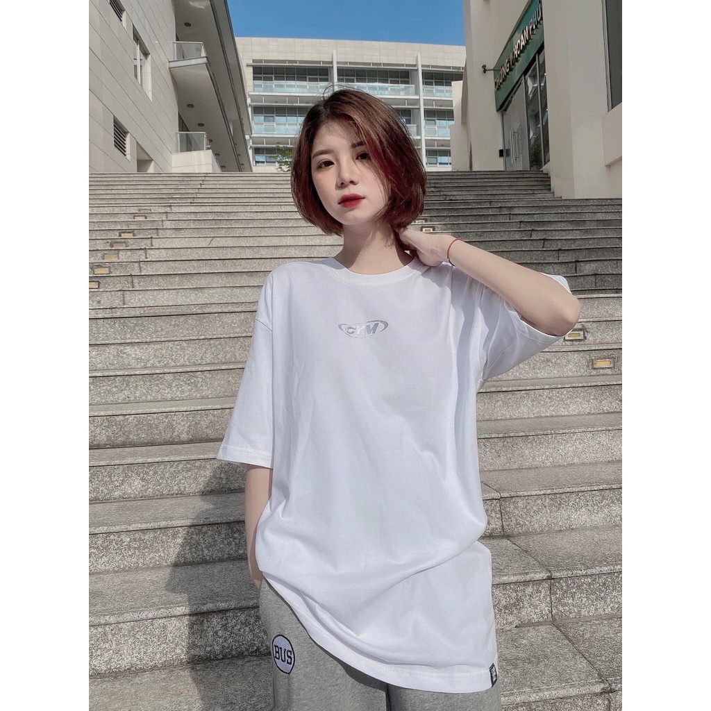 Áo thun trắng đen Unisex SIL áo phông streetwear I'm Basic