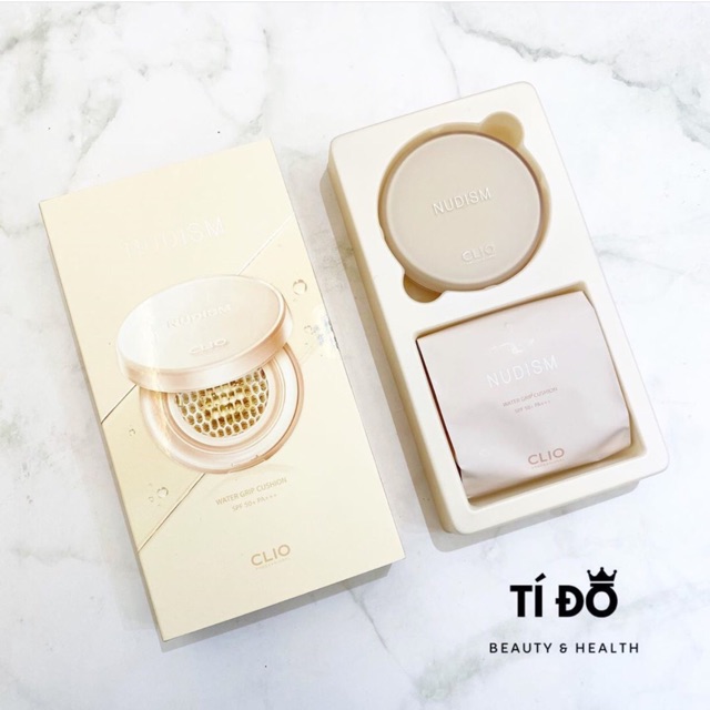 CLIO - Phấn Nước Cushion Nudism Water Grip Cushion SPF50+, PA+++ | BigBuy360 - bigbuy360.vn