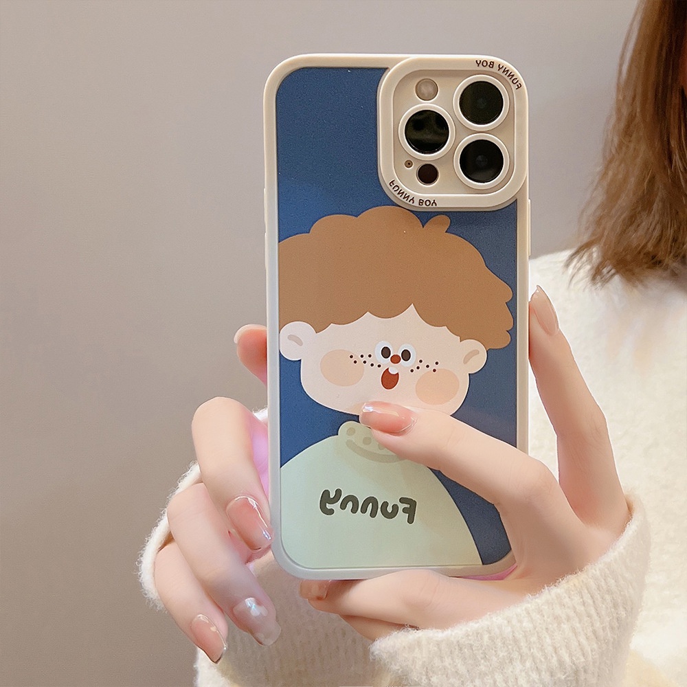Ốp lưng iphone dẻo cạnh vuông Funny Couple 12/12pro/12promax/7plus/8plus/x/xs/xsmax/11/11promax