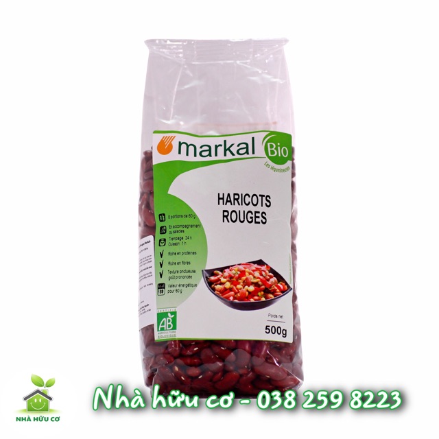 Đậu đỏ (Đậu thận) hữu cơ Kidney Markal 500gr