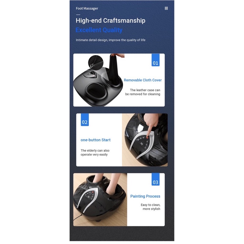 Máy massage chân  6d thế hệ mới- xoa bóp nén khí bấm huyệt