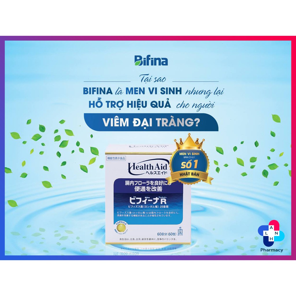 MEN VI SINH BIFINA R (60 Gói - Hàng nhập khẩu) - Men vi sinh bán chạy số 1 Nhật Bản. - Chính Hãng] -[Chính Hãng]