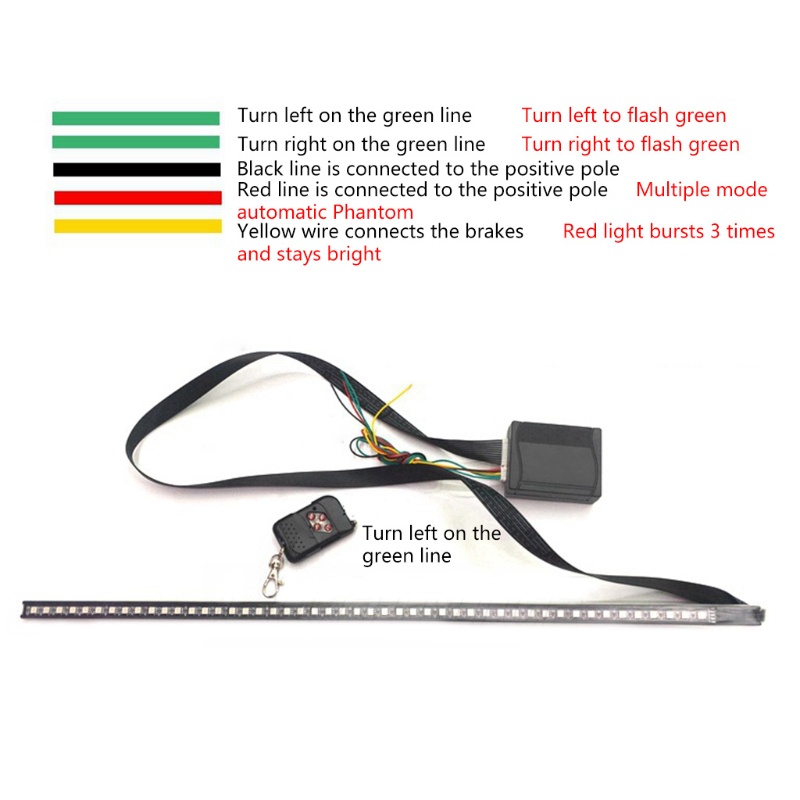 Đèn LED 48-LED 7 Màu Sắc Kèm Điều Khiển Từ Xa Cho Xe SUV Truck 12V 50