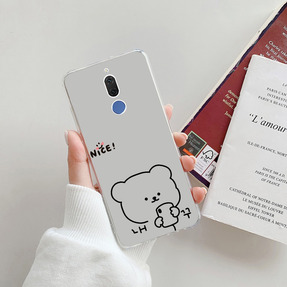Ốp điện thoại silicon Tpu mềm thiết kế thời trang cho huawei nova 2i mate 10 lite