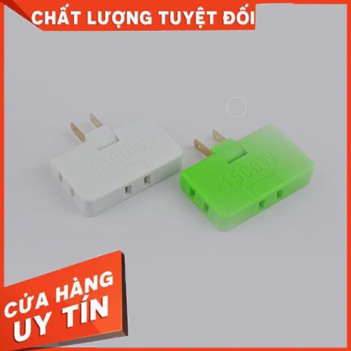 [Freeship - Loại 1] Phích cắm chia điện 3, có thế gấp gọn linh hoạt, ổ cắm chia ổ