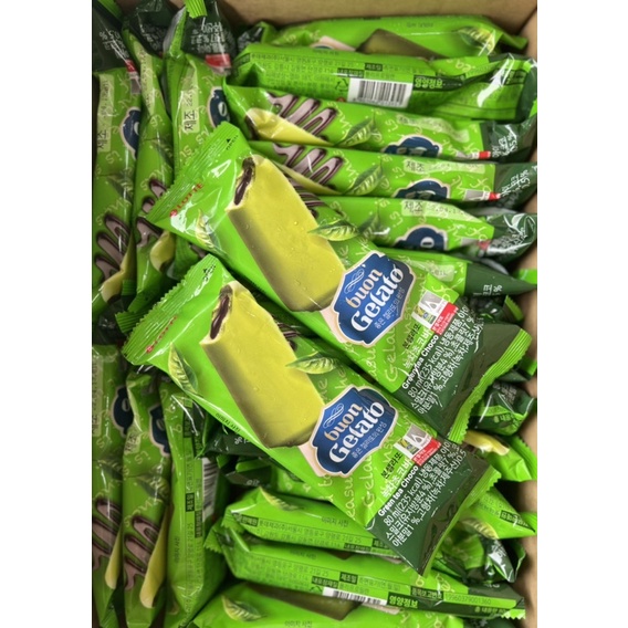 Kem Buon Gelato trà xanh socola Lotte Hàn Quốc 80ml