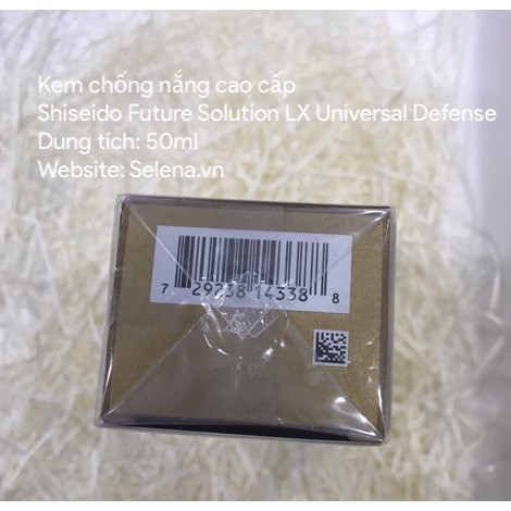 Kem chống nắng hoá học Shiseido Future Solution LX Universal Defense 50ml