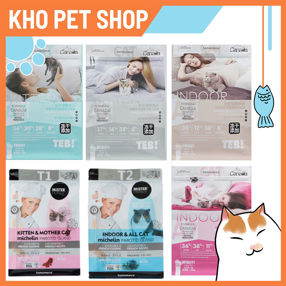 Thức ăn khô cho mèo Mister/TEB 1KG
